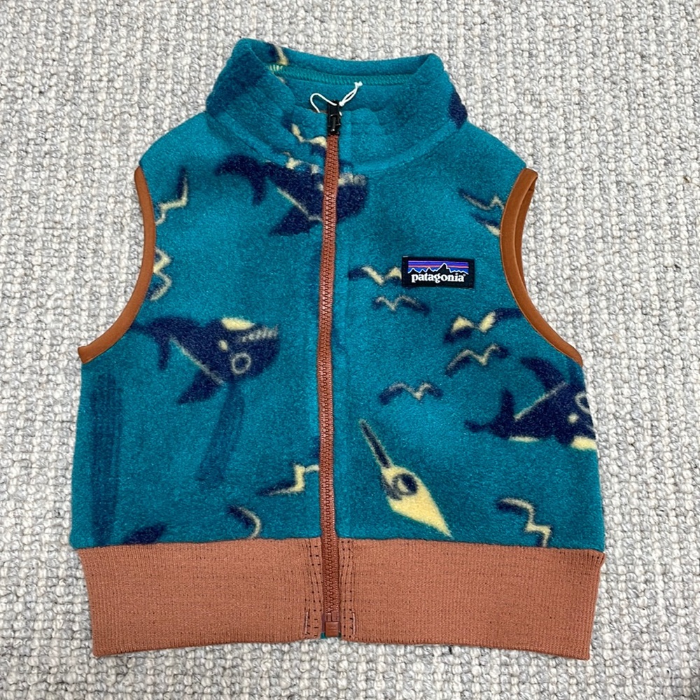Patagonia Fleece Vest — Boys 3-6 Months